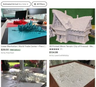 Cool Things to 3D Print & Sell - 3D Printed Cities - 3D Printerly