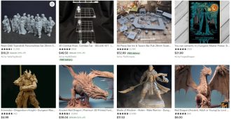 Cool Things to 3D Print & Sell - 3D Printed Dungeons & Dragons - 3D Printerly