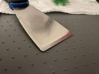 How to Remove Resin Print from Build Plate - Sharp Side of Metal Scraper - 3D Printerly