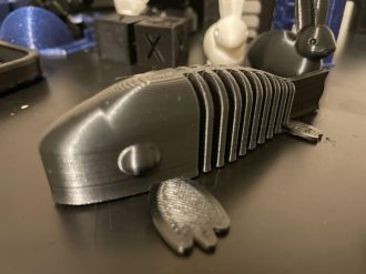 Creality Ender 3 S1 Review - Flexi Fish Black TPU - 3D Printerly