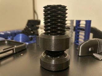 Creality Ender 3 S1 Review - Two Way Screw Black PLA - 3D Printerly