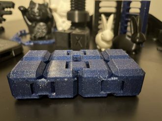 Creality Ender 3 S1 Review - Infinity Cube Blue PLA 1 - 3D Printerly