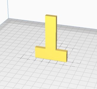 The 45 Degree Rule in 3D Printing - Letter T Oriented 1 - 3D Printerly