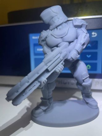 Anycubic Photon M3 Review - Sci-Fi Gunner 2 - 3D Printerly