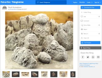 30 Best Aquarium 3D Prints – STL Files - 2. Rock formations - 3D Printerly